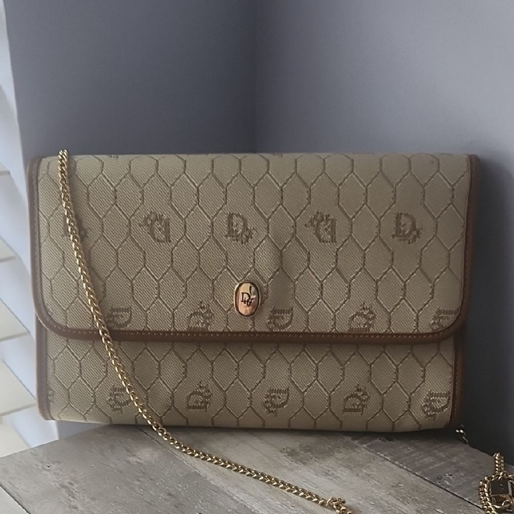 Dior Honeyomb Vintage Shoulder Bag - Picture 1 of 13